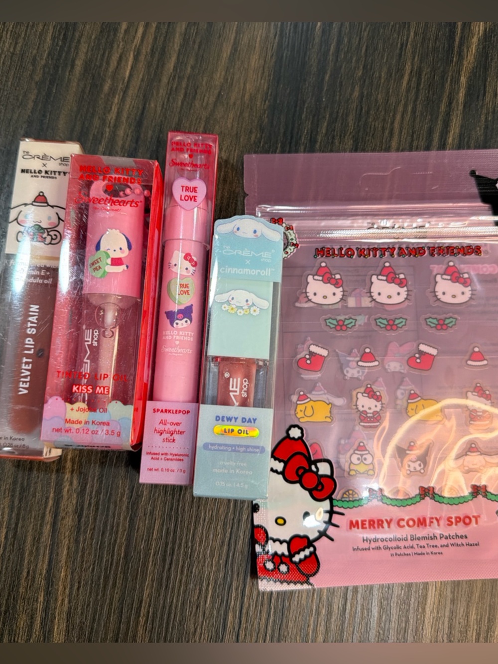 The Crème Shop X Hello Kitty 5 Piece Lip/ Face Bundle #1